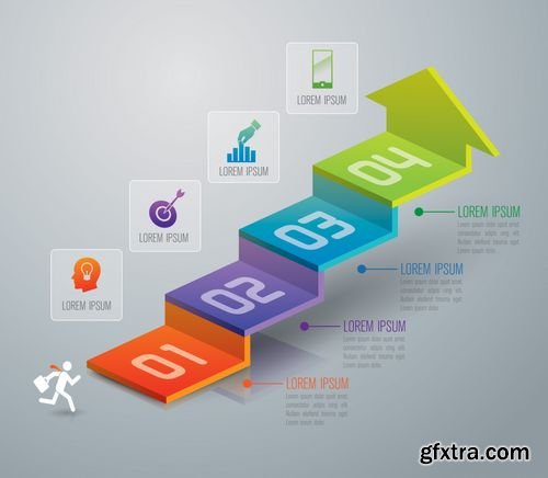 Vector - Infographic Design Template and Marketing Icons 2