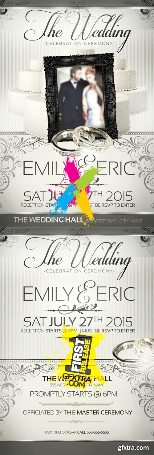 The Wedding PSD Flyer Templates