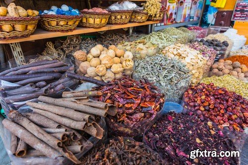 Dried herbs flowers and spices 7x JPEG