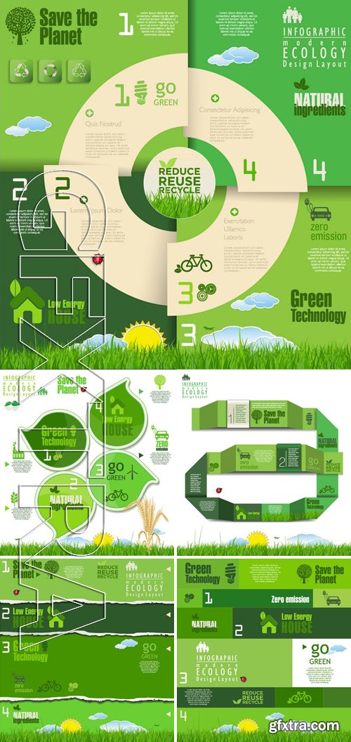 Stock Vectors - Ecology template 5