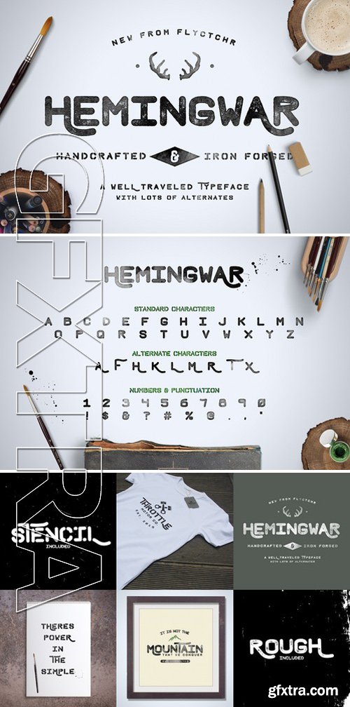 CM241979 - Hemingwar Font + Extras