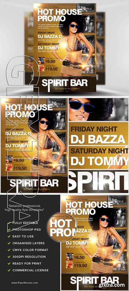 Hot House Promo Flyer Template