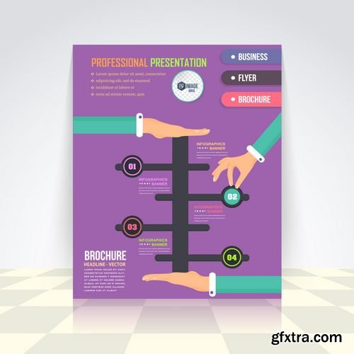 Flat Style Vector Design Flyer