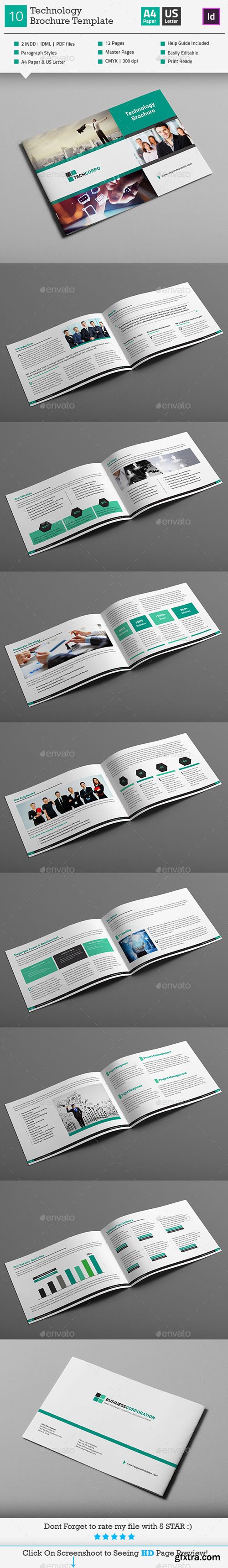 GraphicRiver Technology Landscape Brochure Template_V10 / 11030221