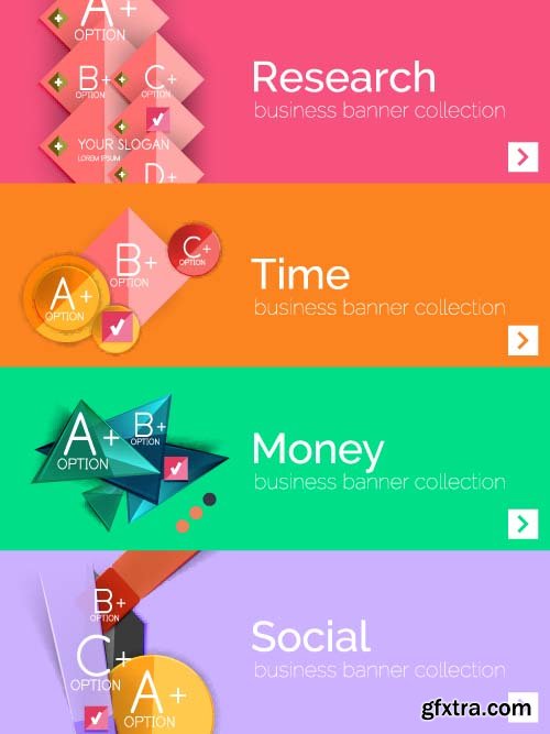 Mega set of infographics template 9x EPS