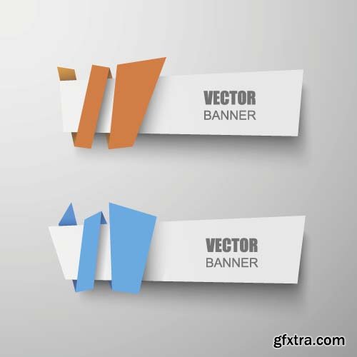 Set of colorful banners 10x EPS