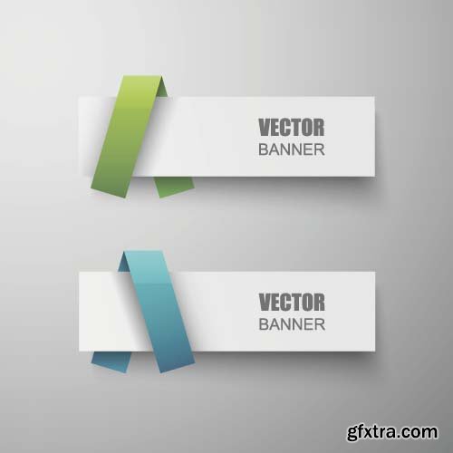 Set of colorful banners 10x EPS