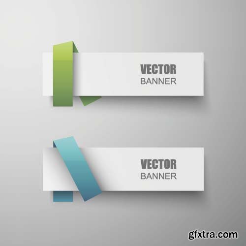 Set of colorful banners 10x EPS