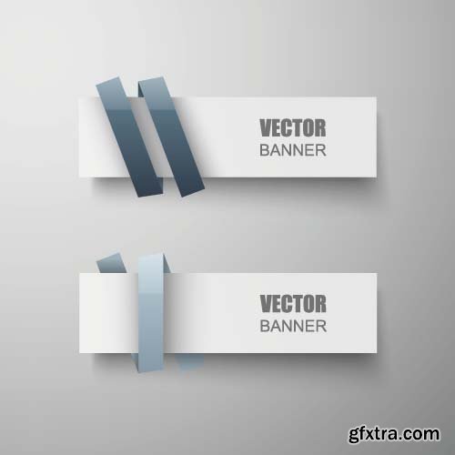 Set of colorful banners 10x EPS