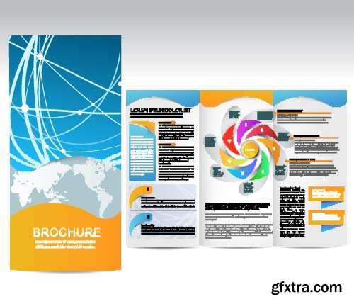 Сollection of brochures 15x EPS