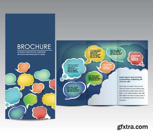 Сollection of brochures 15x EPS