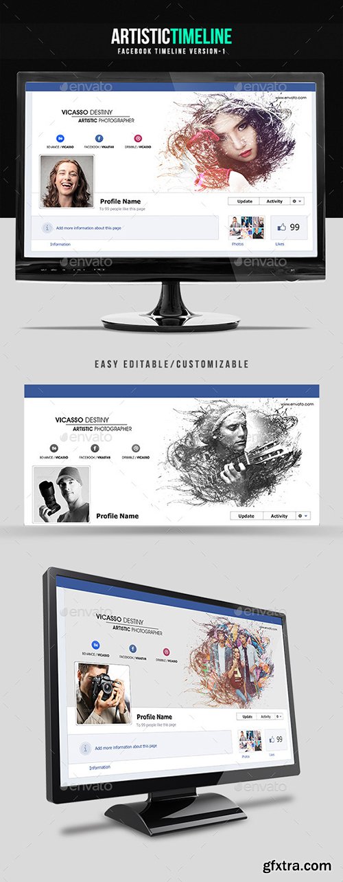 GraphicRiver Artistic Timeline 9910707