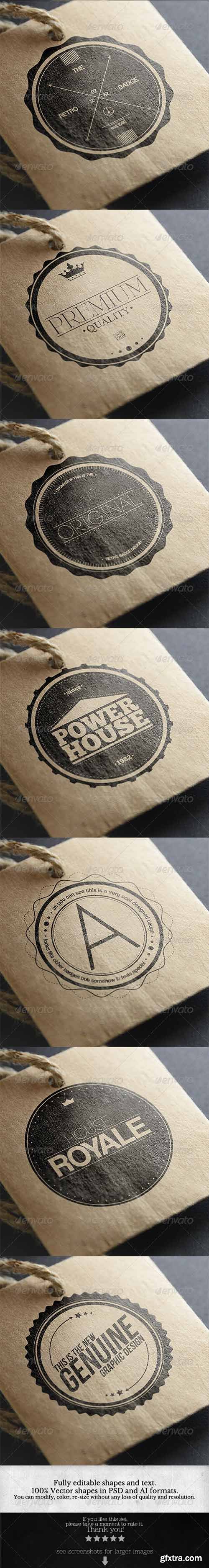 GraphicRiver - Vintage Labels and Badges Vol.2 61174447