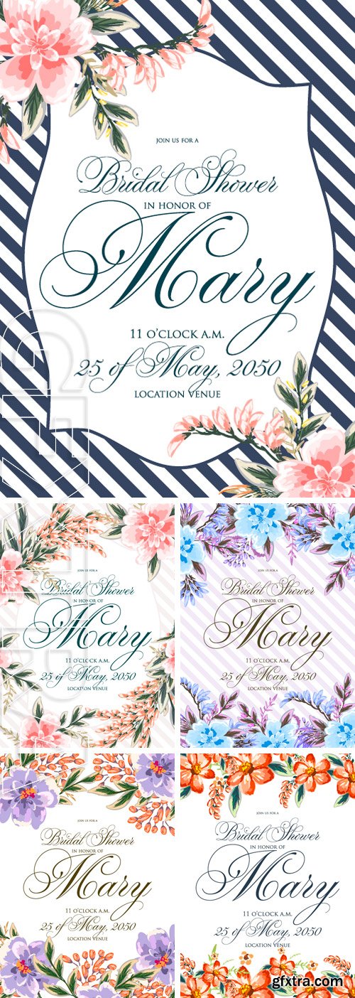 Stock Vectors - Bridal Shower Invitation 2