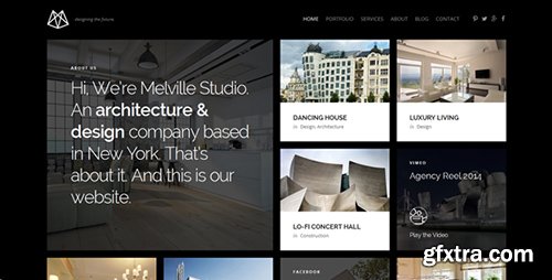 ThemeForest - Melville - Architect Builder Designer HTML5 - RIP