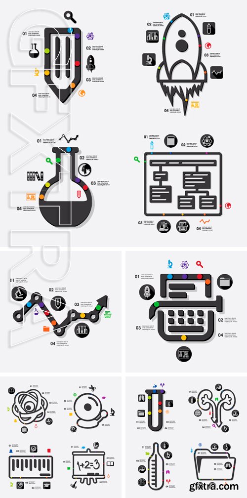 Stock Vectors - Education infographic