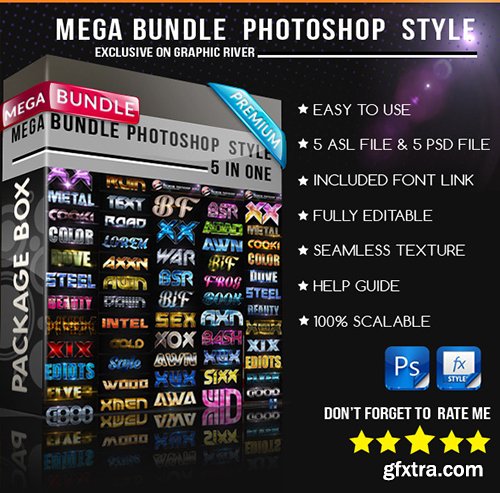 GraphicRiver Mega Bundle Photoshop Style 11119122