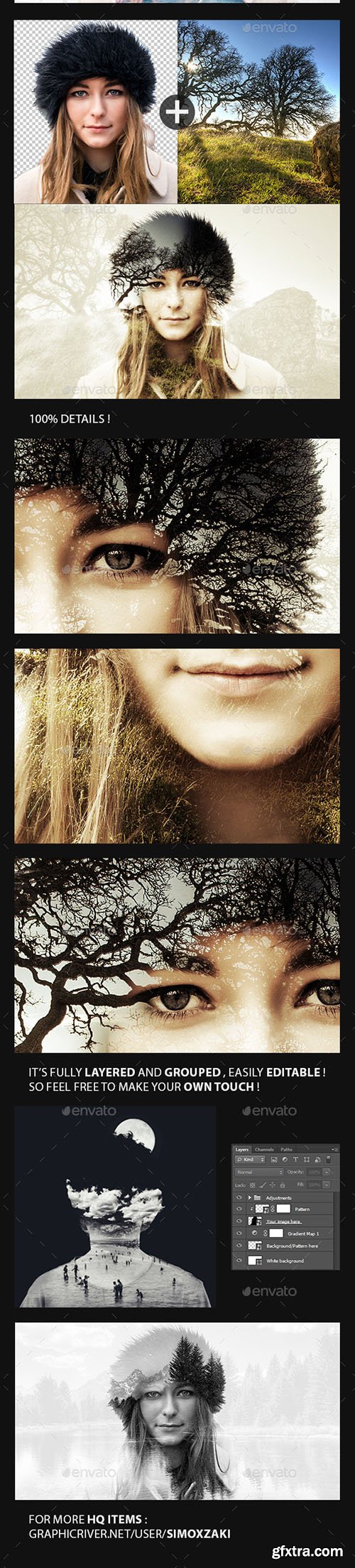 GraphicRiver Double Exposure Maker 11097407