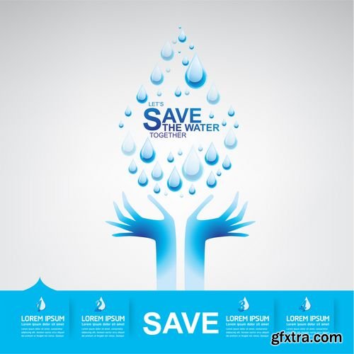 Vector - Save the Water