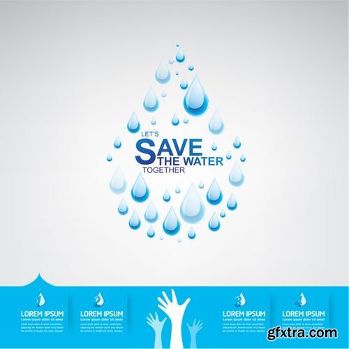 Vector - Save the Water