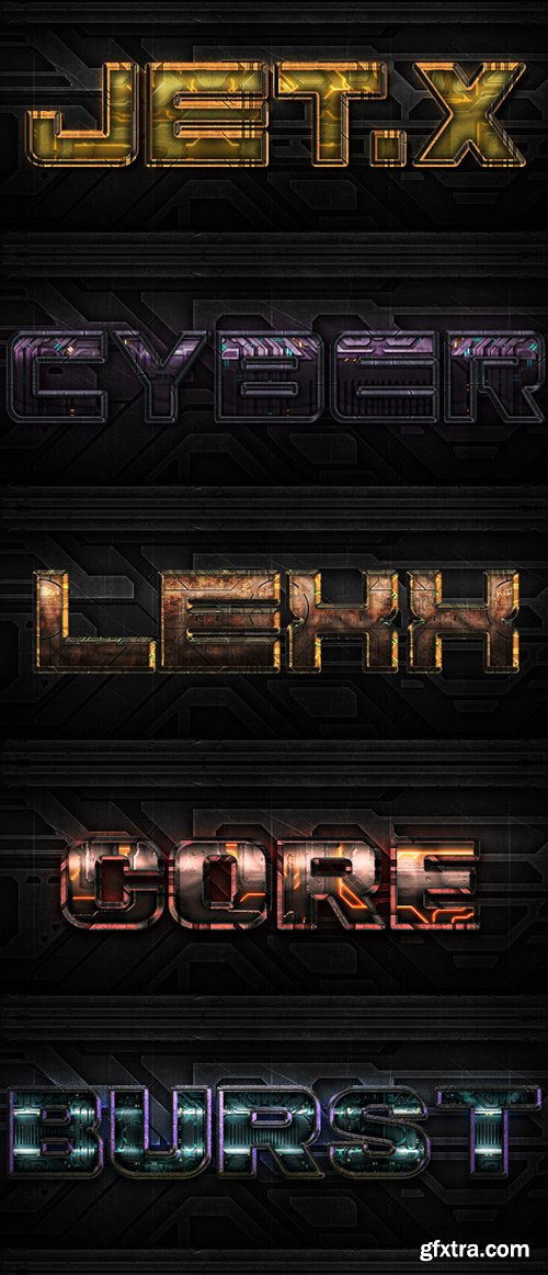 GraphicRiver - Sci-fi Layer Styles 6049950