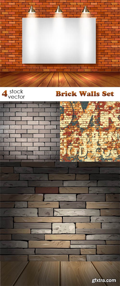 Vectors - Brick Walls Set