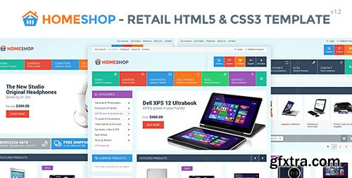 ThemeForest - Home Shop v1.2 - Retail HTML5 & CSS3 Template - FULL