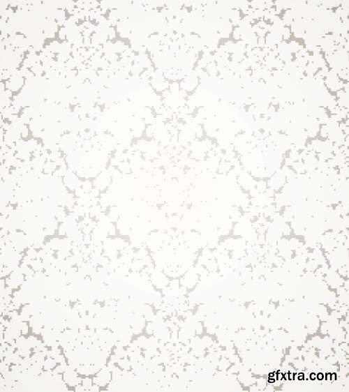 Stylish floral lace background 15x EPS