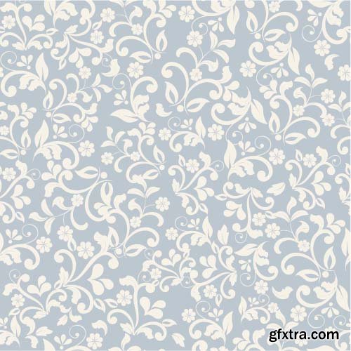 Stylish floral lace background 15x EPS