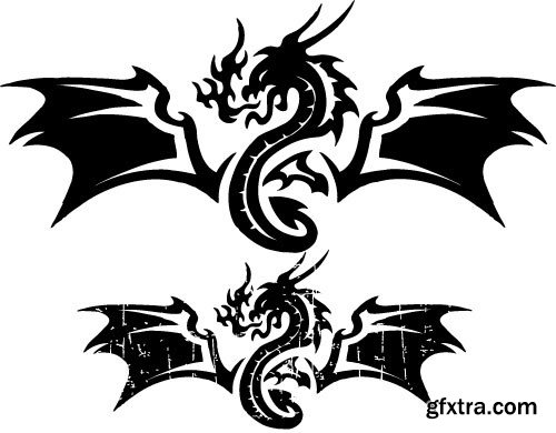 Tattoo element vector,  20 x EPS