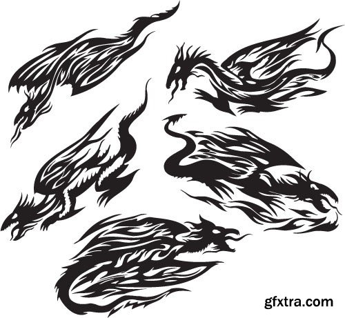 Tattoo element vector,  20 x EPS