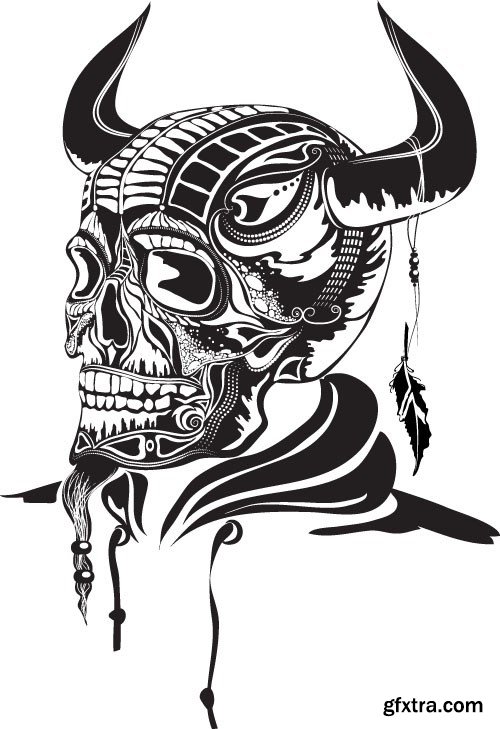 Tattoo element vector,  20 x EPS