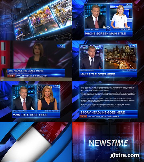 Videohive Broadcast News Package 10877546