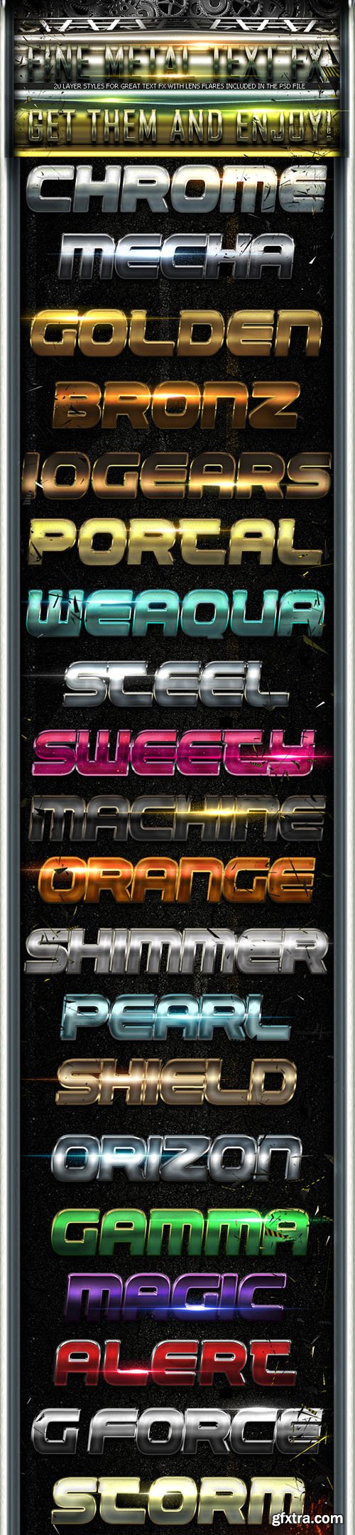 Fine Metal Text FX - Graphicriver 3010326