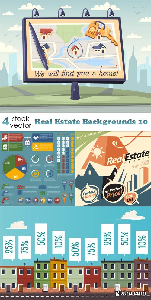 Vectors - Real Estate Backgrounds 10