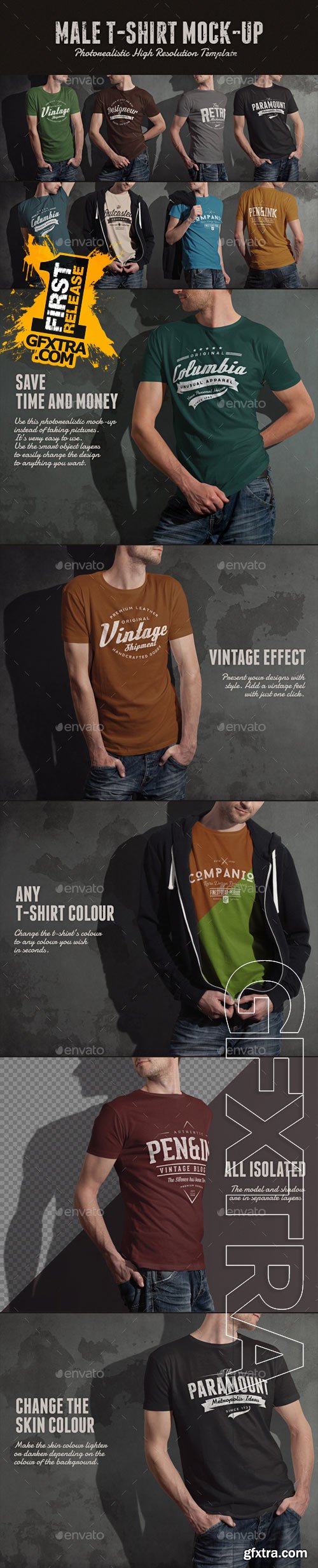 GraphicRiver - T-shirt Mock-up 11017578