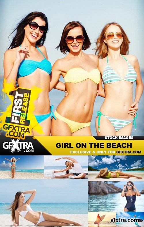 Girl On The Beach - 25 HQ Images