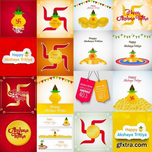 Collection of sacred holiday Akshaya Tritiya 25 Eps