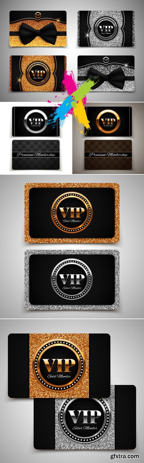 Vip Cards Vector