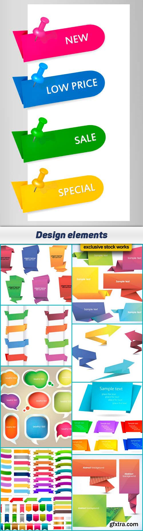 Design elements 9x EPS