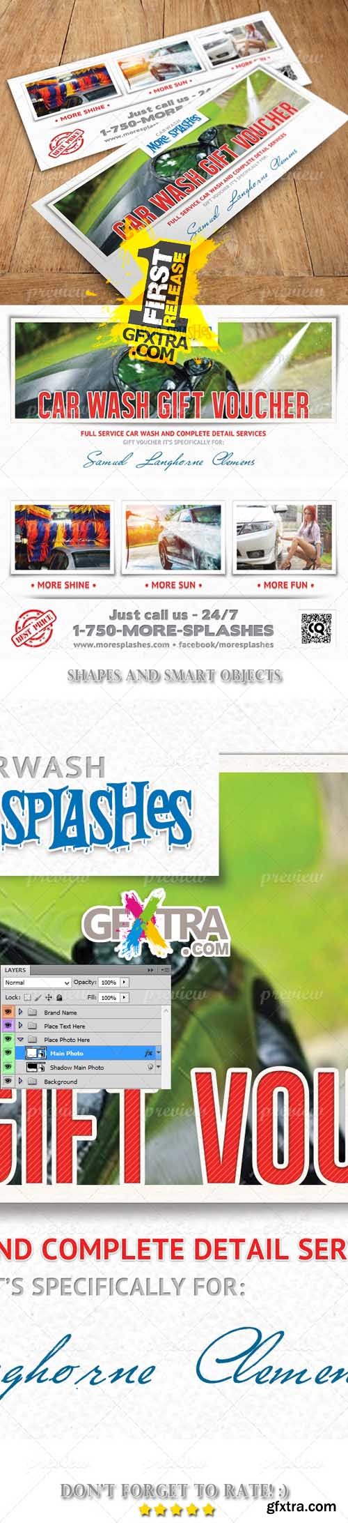 Car Wash Voucher Template