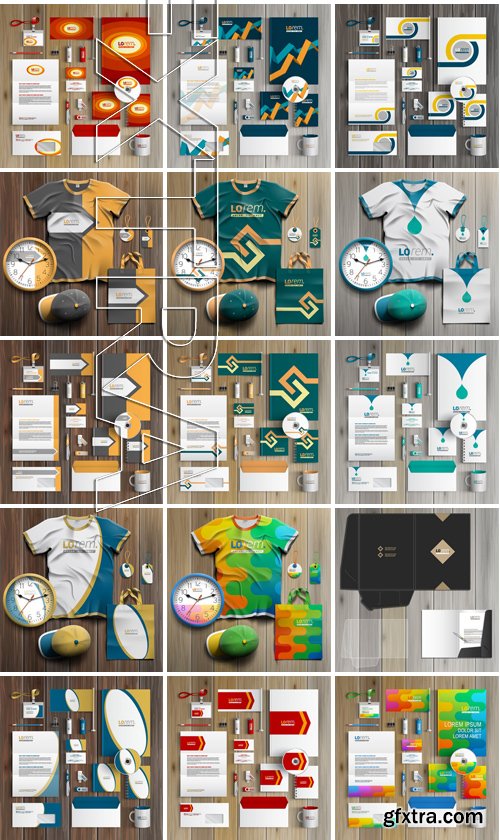 Stock Vectors - Corporate Templates For your Company 4, 25xEPS