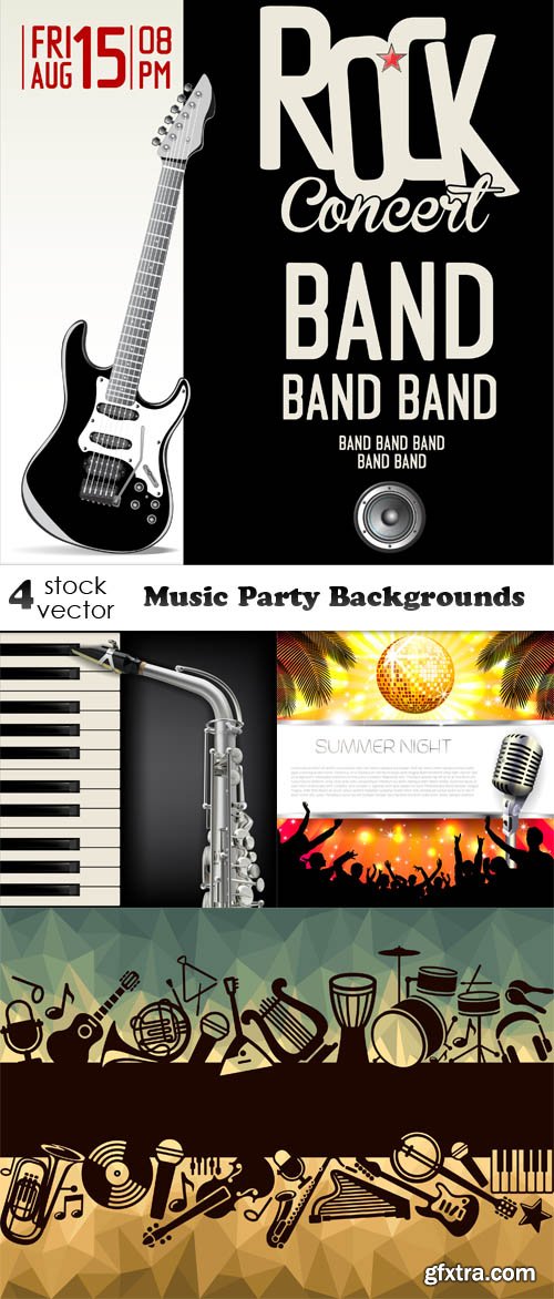 Vectors - Music Party Backgrounds