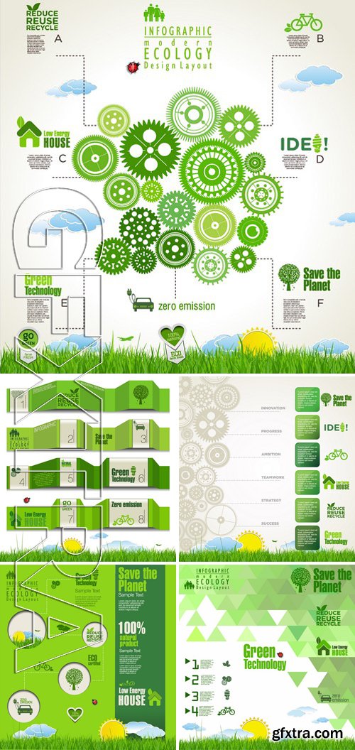 Stock Vectors - Ecology template 6