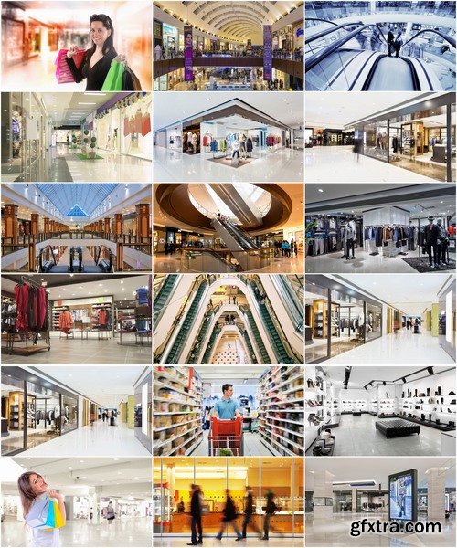 Collection shopping mall store supermarket shopping Glass Showcases 25 HQ Jpeg