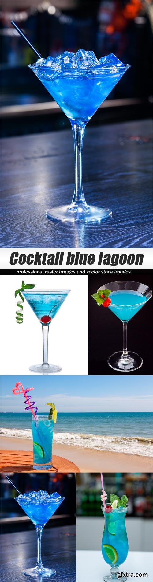 Cocktail blue lagoon