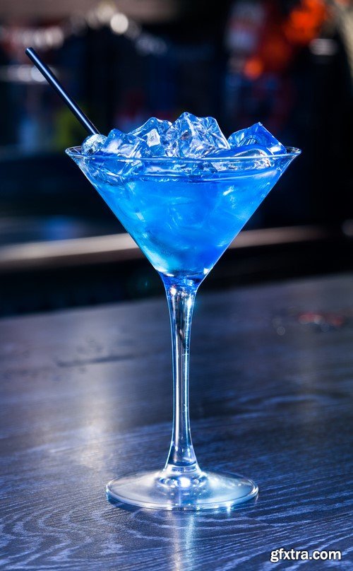 Cocktail blue lagoon