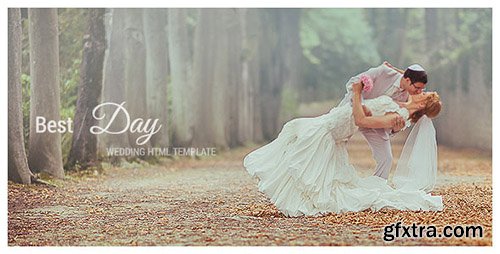 ThemeForest - Best Day - Responsive One-Page Wedding Template - RIP