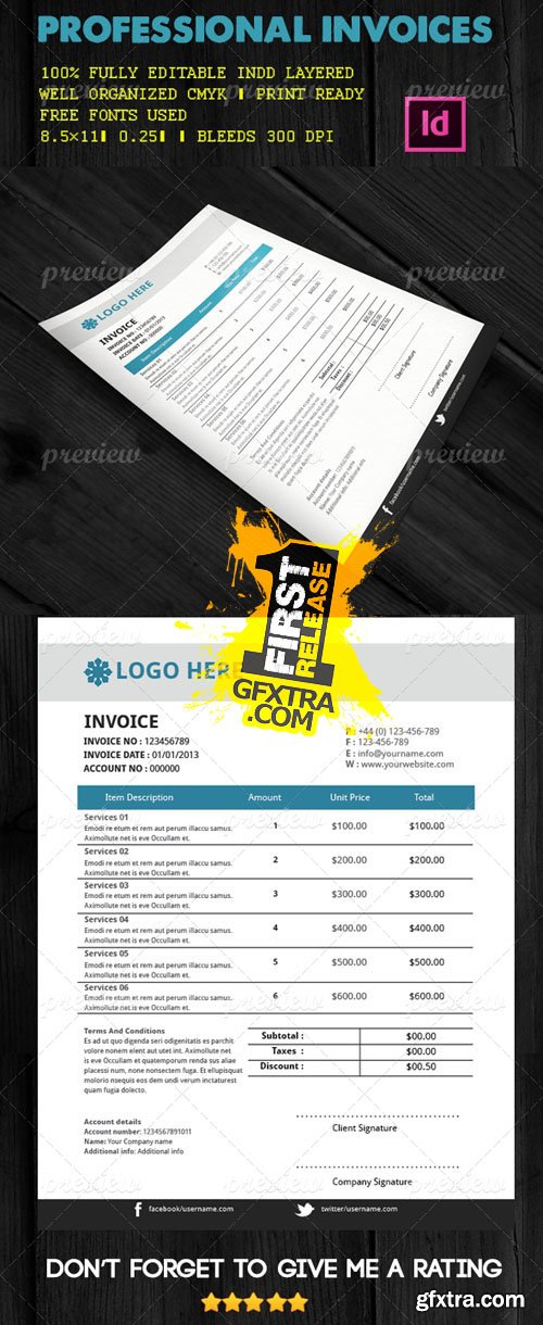 Professional Invoices