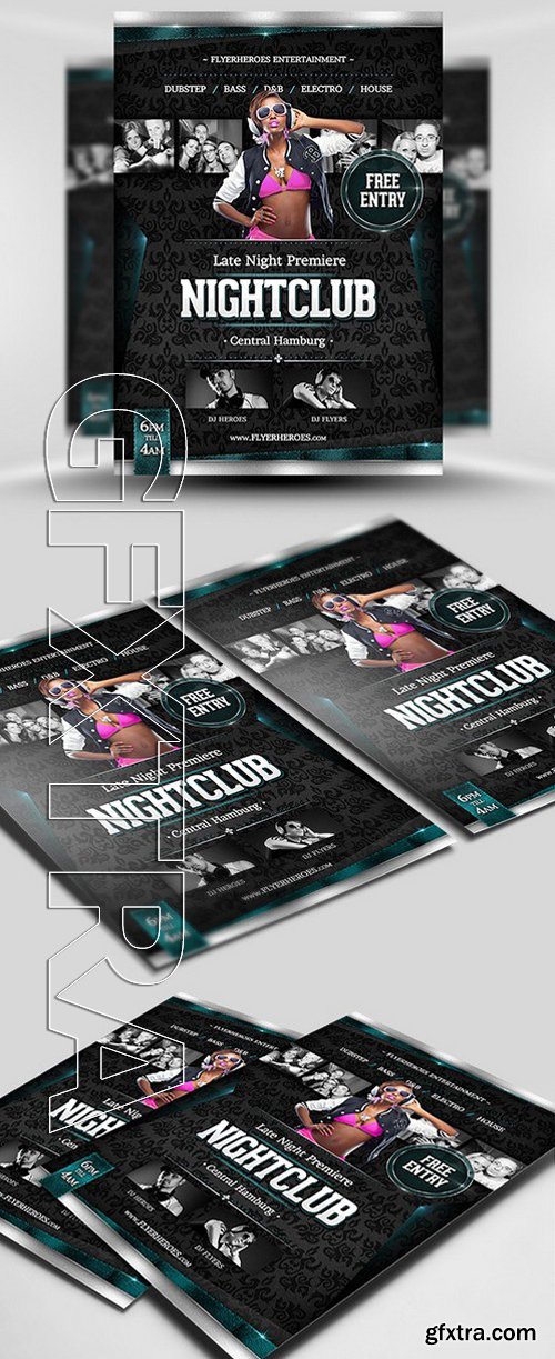 Late Night Premiere Flyer Template